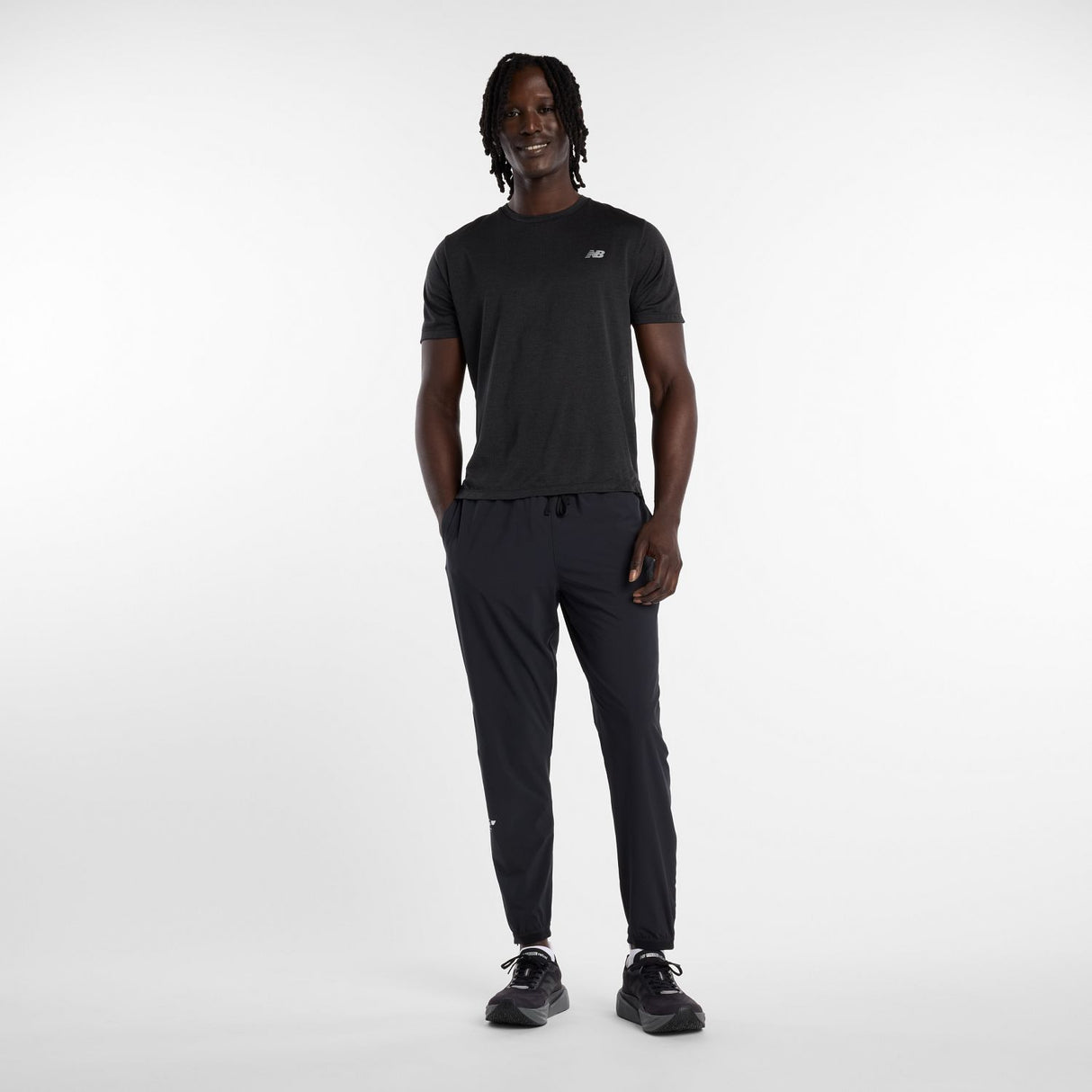 New Balance Men's United Airlines NYC Half RC Essential Run Joggers-1