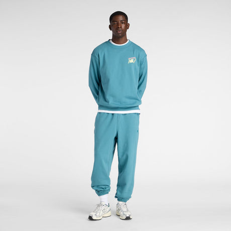 New Balance Men's Classic Tri-Logo French Terry Crew-1