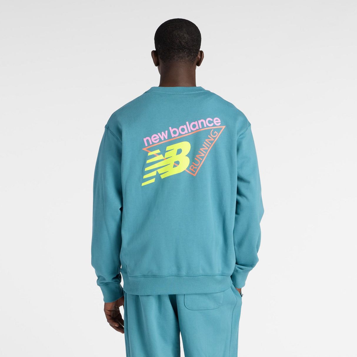 New Balance Men's Classic Tri-Logo French Terry Crew-4