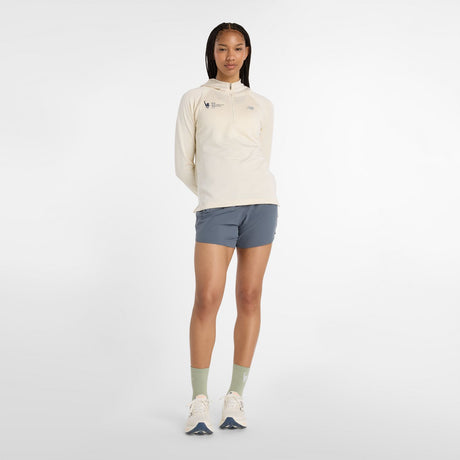 New Balance Women's NYC Marathon Heat Grid 1/2 Zip Hoodie-1