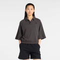 New Balance Women's Coastal Fleece Oversized Polo-1