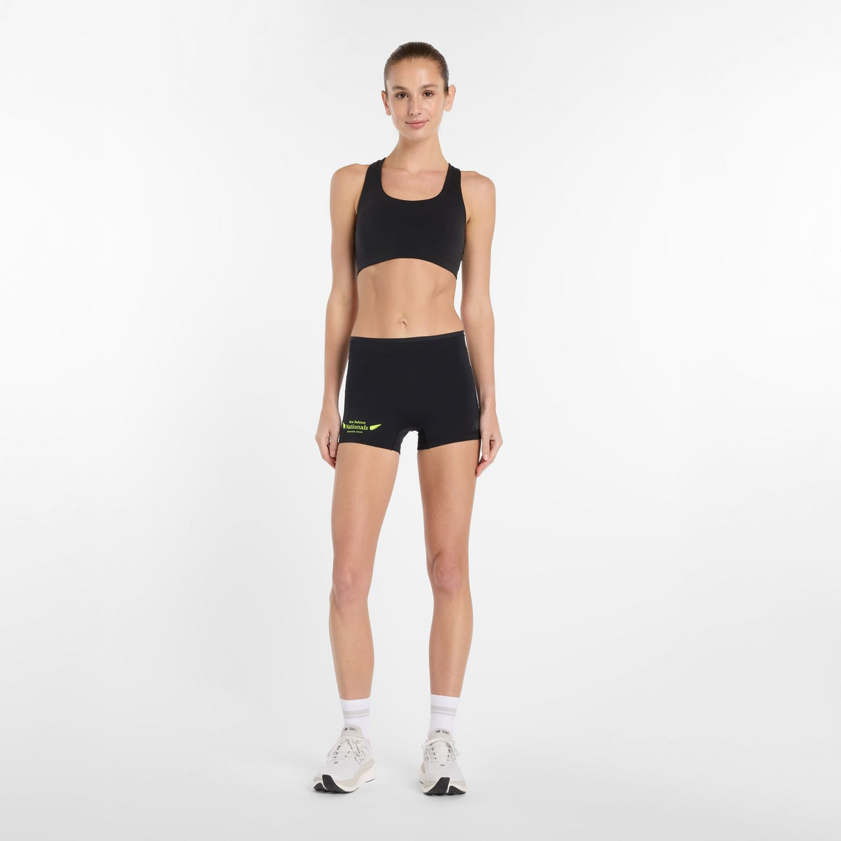 New Balance Women's Nationals Indoor Fast Days Hot Shorts-1