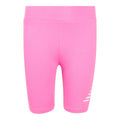 New Balance Girls' Stacked Logo Cycle Shorts-1