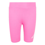 New Balance Girls' Stacked Logo Cycle Shorts-1