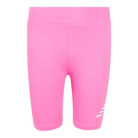 New Balance Girls' Stacked Logo Cycle Shorts-1
