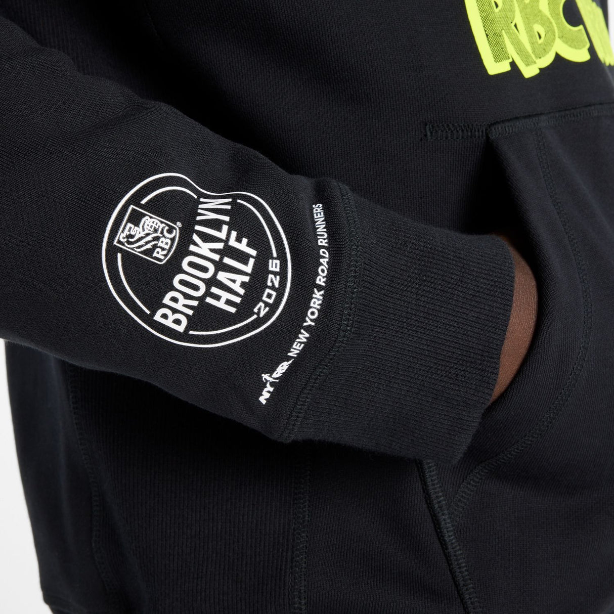 New Balance Men's RBC Brooklyn Half Graphic Athletics Hoodie-5