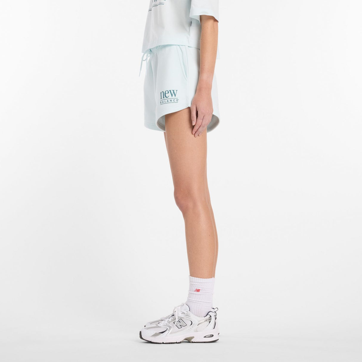 New Balance Women's Reimagined Fleece Shorts-3