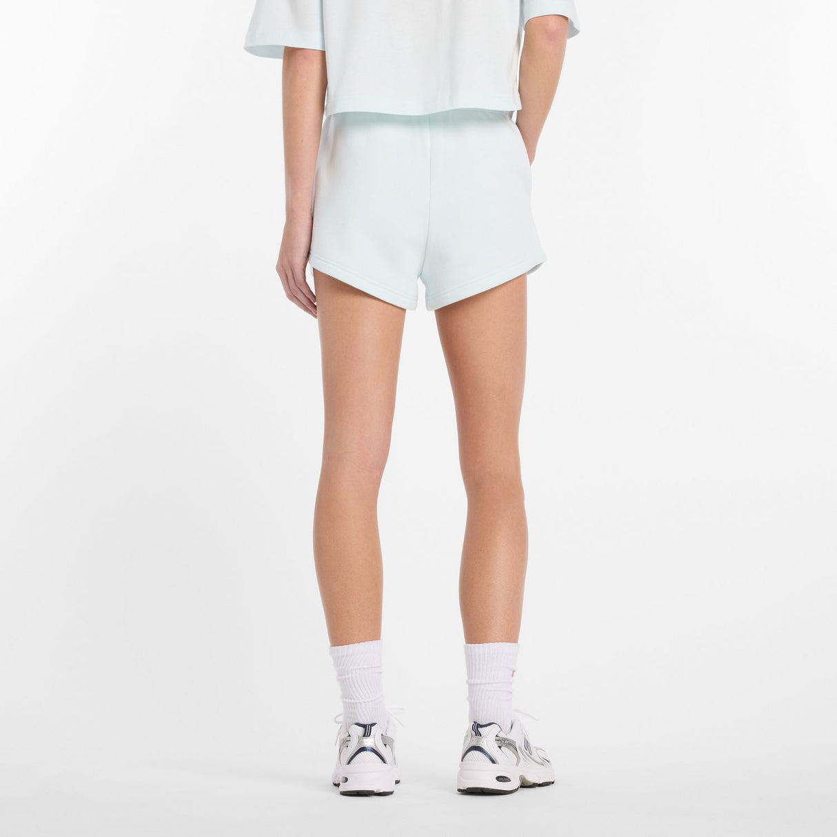 New Balance Women's Reimagined Fleece Shorts-4