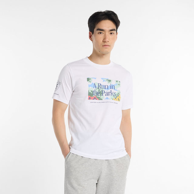 New Balance Men's United Airlines NYC Half Graphic T-Shirt-1