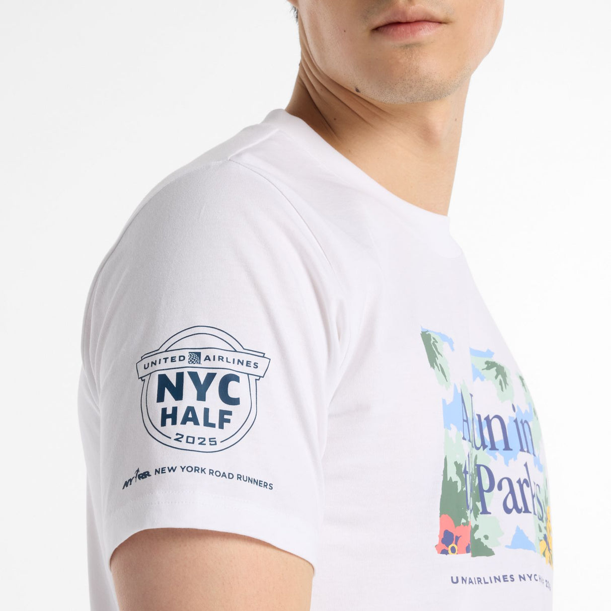 New Balance Men's United Airlines NYC Half Graphic T-Shirt-5