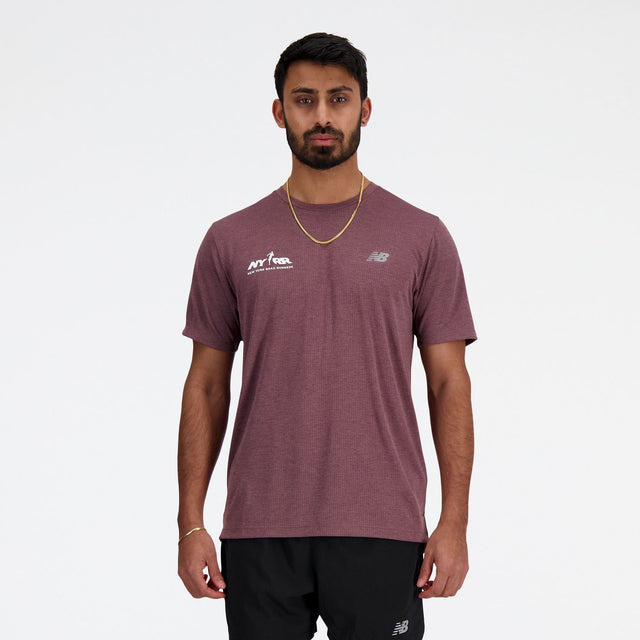New Balance Men's Run For Life Crew Athletics T-Shirt-1