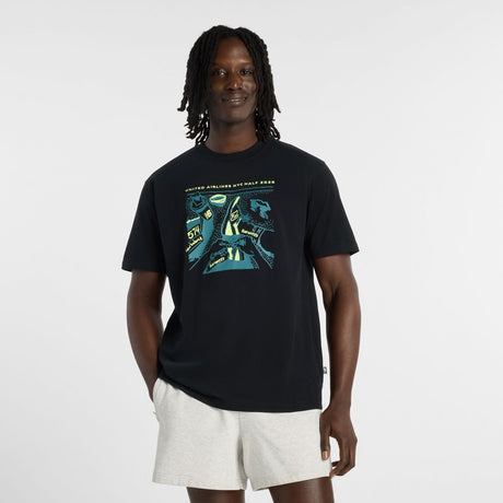 New Balance Men's United Airlines NYC Half Graphic T-Shirt - Run United-1