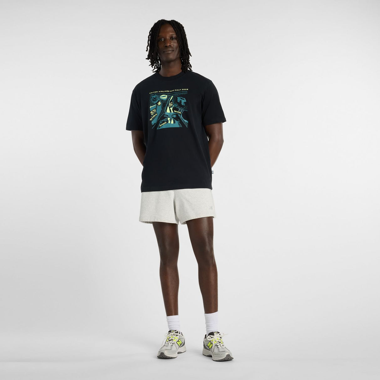 New Balance Men's United Airlines NYC Half Graphic T-Shirt - Run United-7