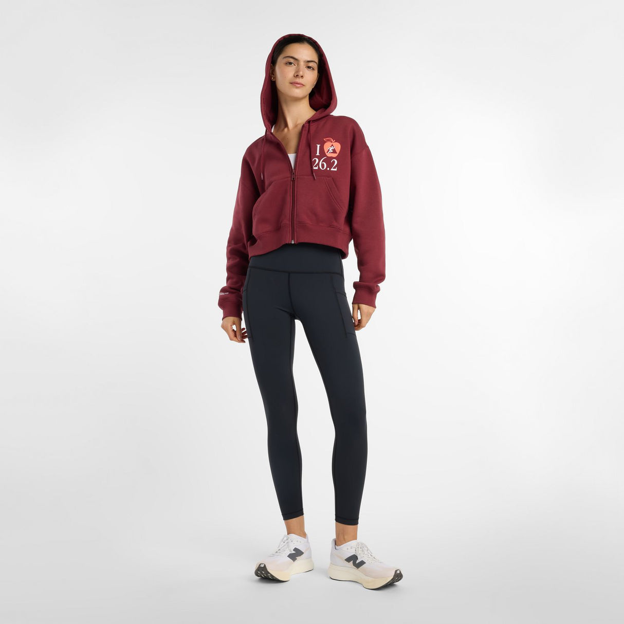 New Balance Women's NYC Marathon Fleece Full Zip-1