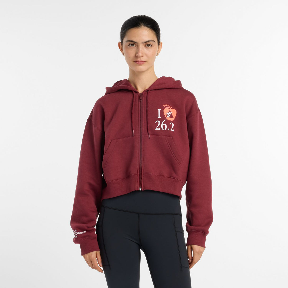 New Balance Women's NYC Marathon Fleece Full Zip-2