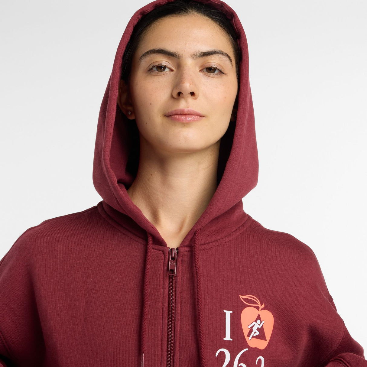 New Balance Women's NYC Marathon Fleece Full Zip-5