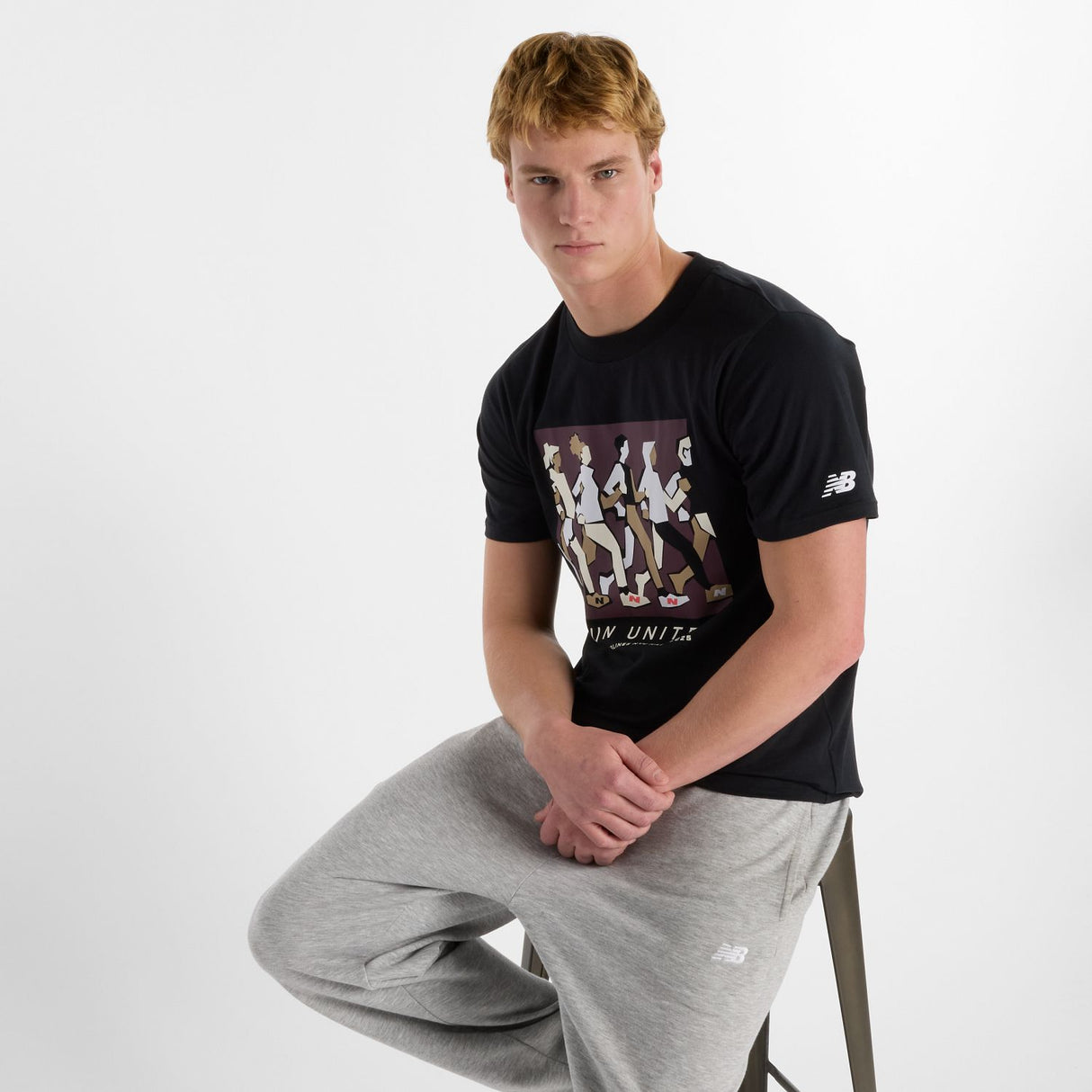 New Balance Men's United Airlines NYC Half Graphic T-Shirt-2