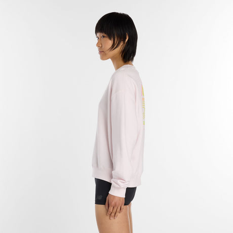 New Balance Women's Nationals Outdoor Sport Graphic Oversized Crew-2