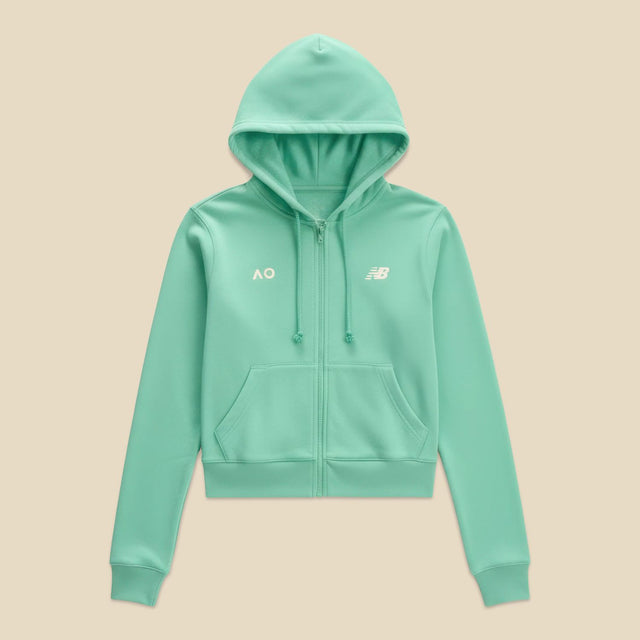 New Balance Women's Australian Open Coastal Fleece Full Zip-1