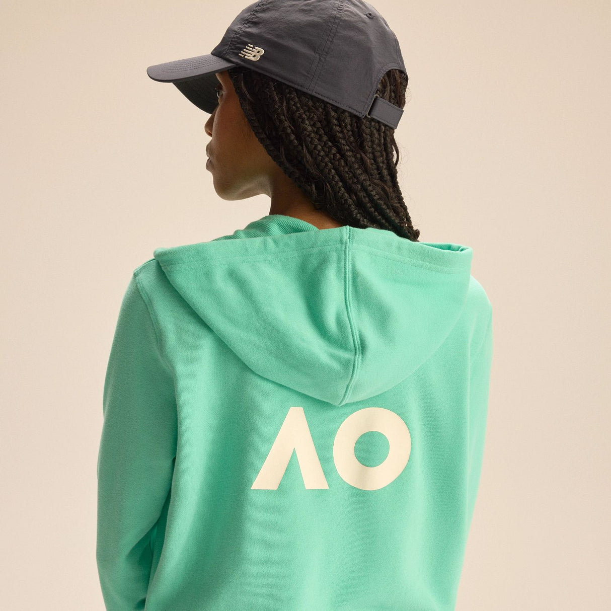 New Balance Women's Australian Open Coastal Fleece Full Zip-6