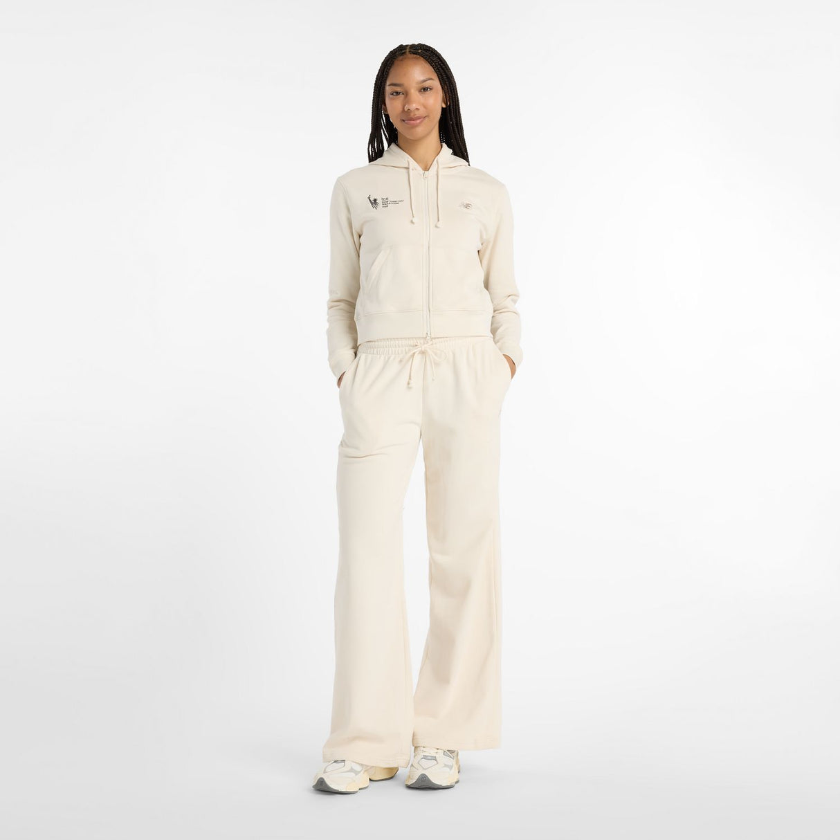 New Balance Women's NYC Marathon Coastal Fleece Full Zip-1