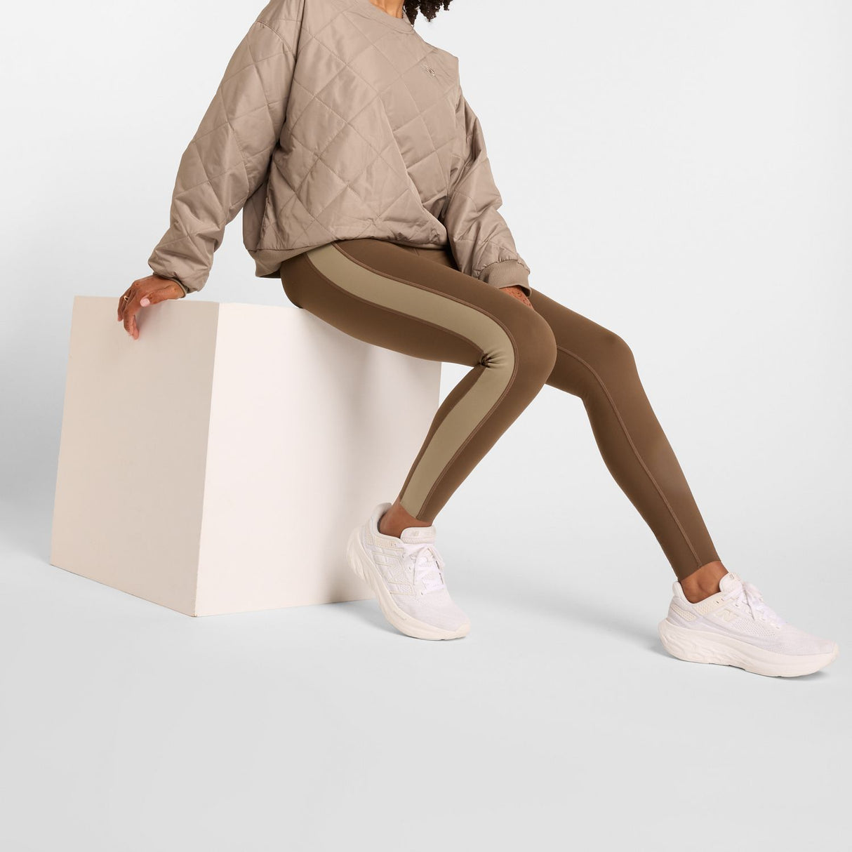 New Balance Women's Colorblock High Rise Leggings-2