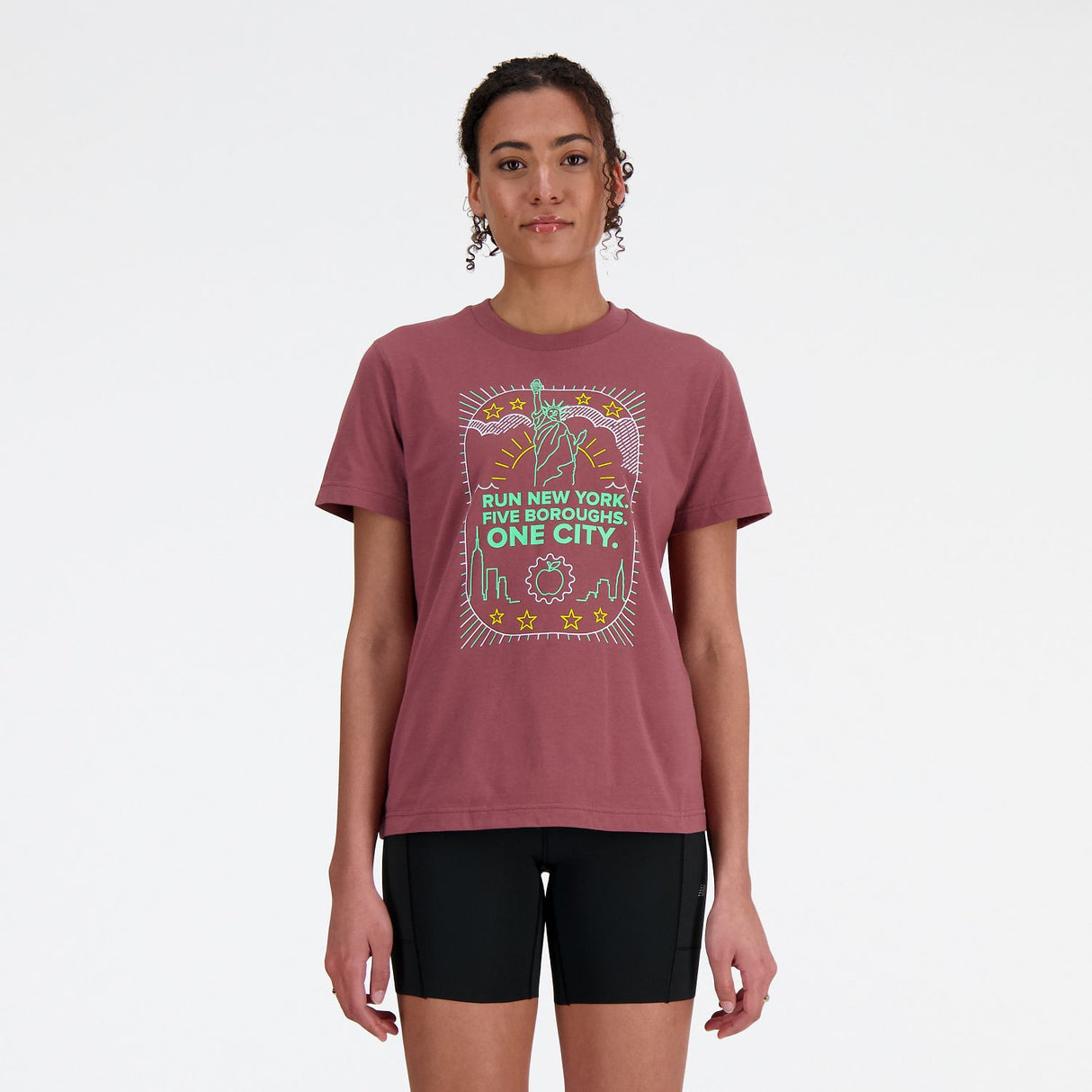 New Balance Women's NYRR Boroughs Graphic T-Shirt-1