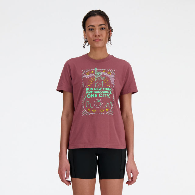 New Balance Women's NYRR Boroughs Graphic T-Shirt-1