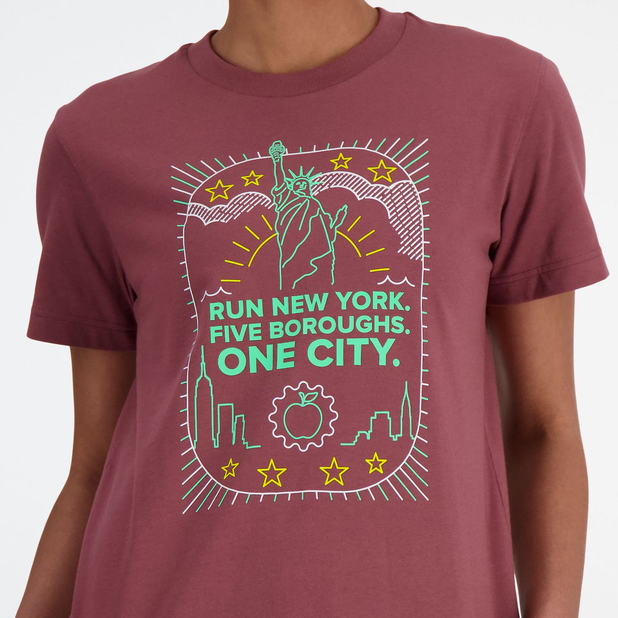 New Balance Women's NYRR Boroughs Graphic T-Shirt-4