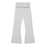 New Balance Girls' Roll Down Flare Leggings-1