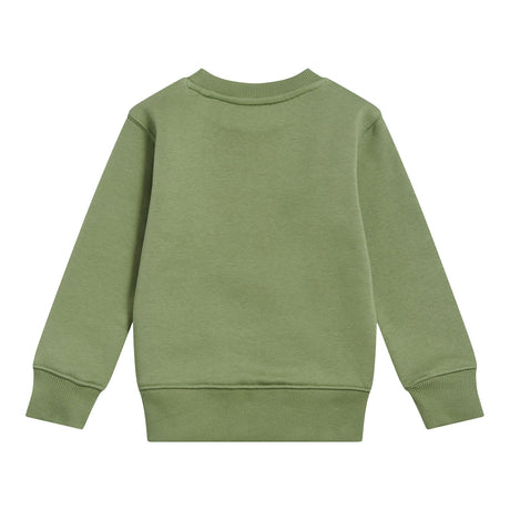 New Balance Boys' Brush Back Stacked Logo Crew-2