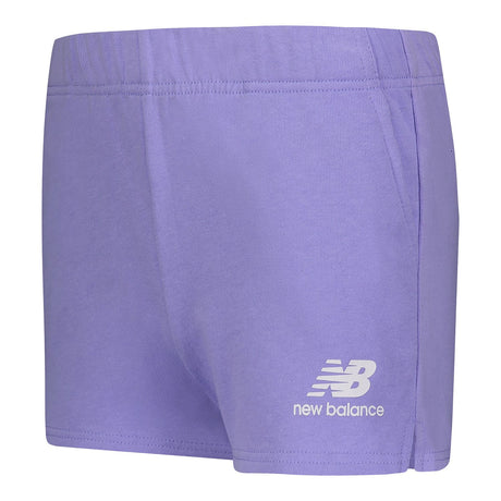 New Balance Girls' Essentials Fleece Shorts-1