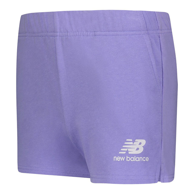 New Balance Girls' Essentials Fleece Shorts-1