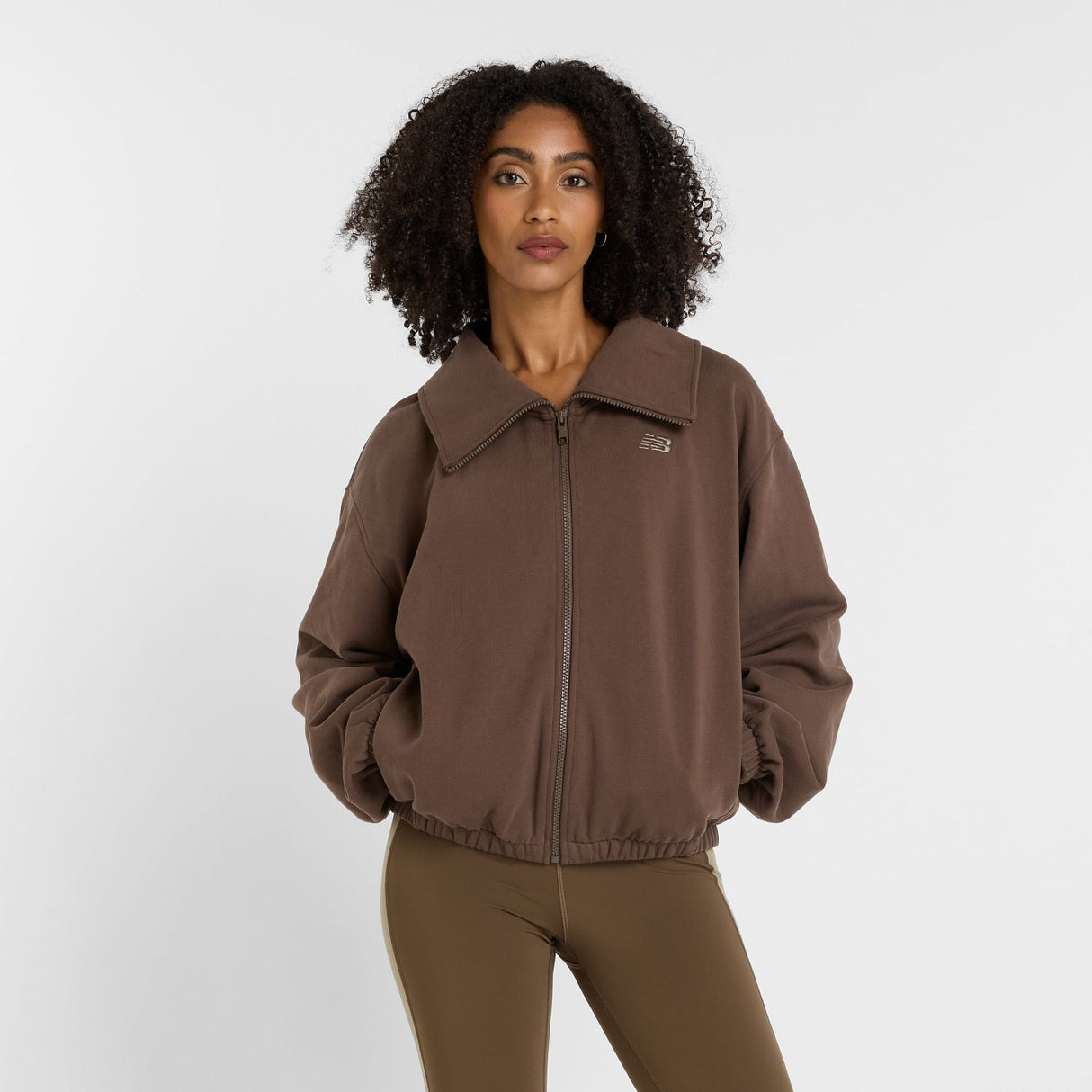 New Balance Women's French Terry Full-Zip-3