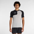 New Balance Men's Asym Short Sleeve Top Right-1