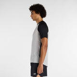 New Balance Men's Asym Short Sleeve Top Right-2