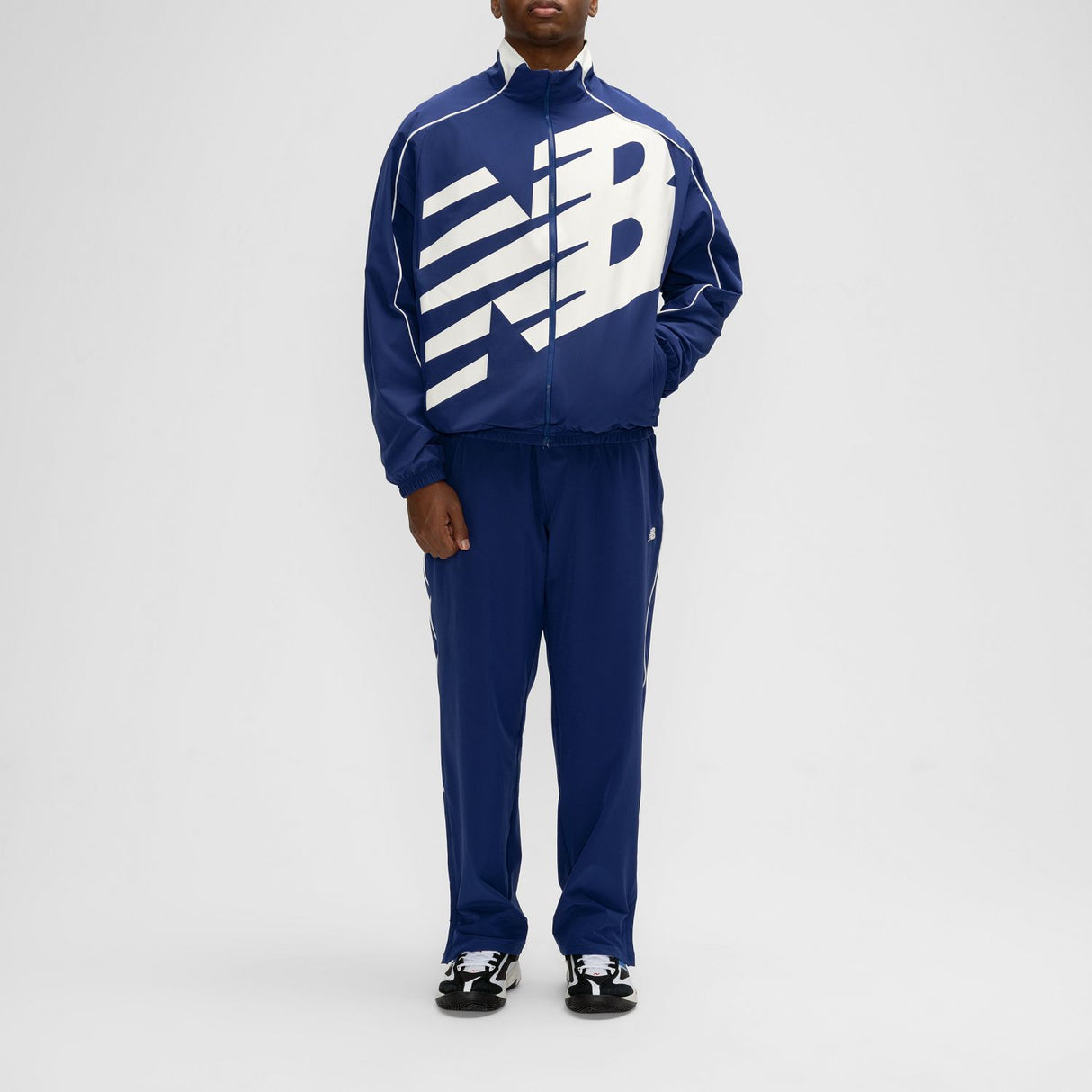 New Balance Men's Basketball Oversized Print Woven Jacket-2