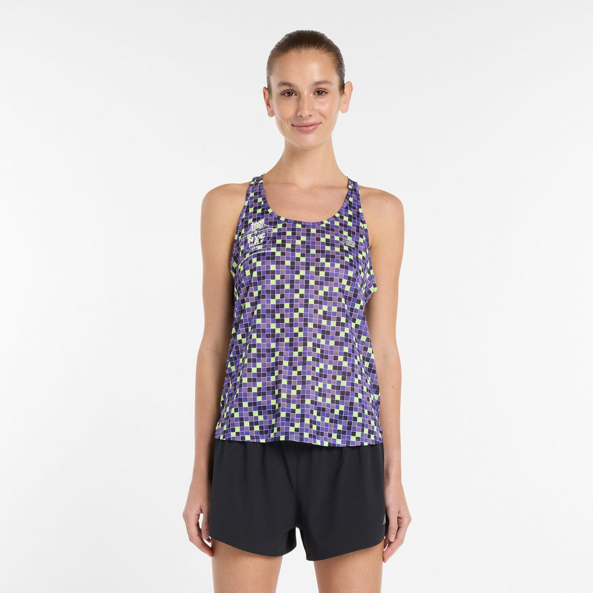 New Balance Women's United Airlines NYC Half Printed RC Essential Tank-1