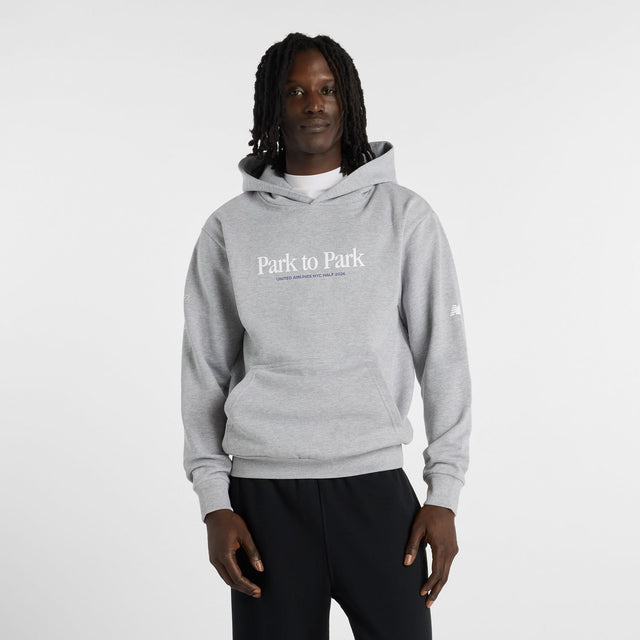 New Balance Men's United Airline NYC Half Slogan Hoodie-1