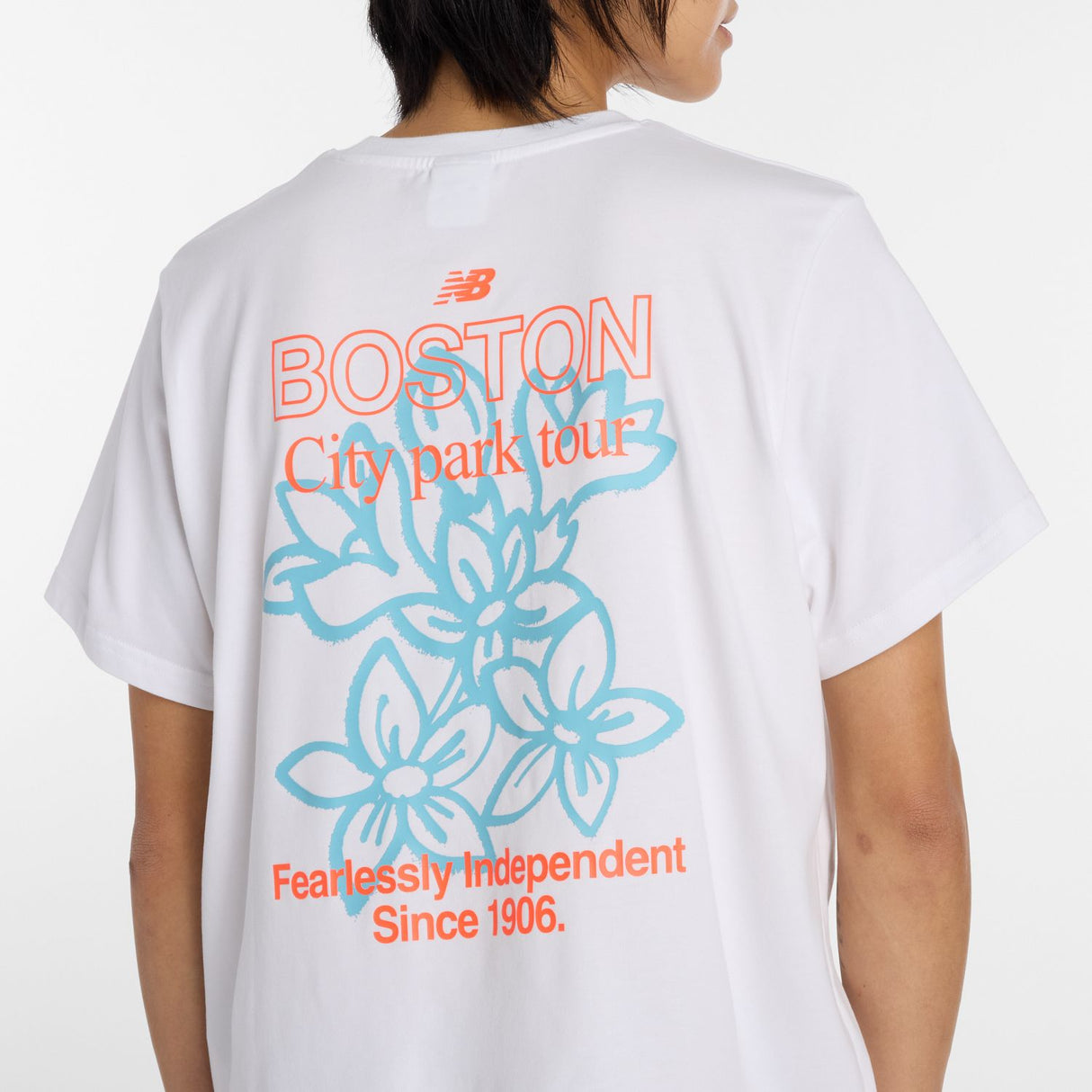 New Balance Women's Boston City Run Relaxed T-Shirt-5