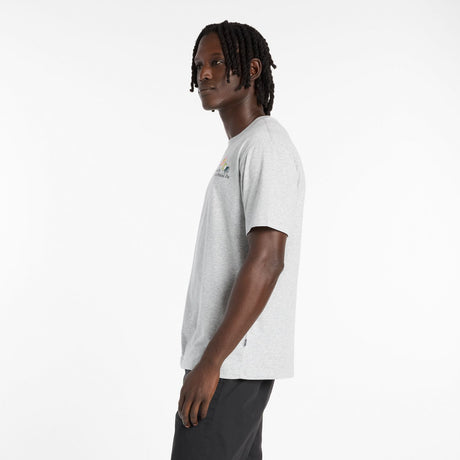 New Balance Men's RBC Brooklyn Half Graphic T-Shirt - Flowers-2
