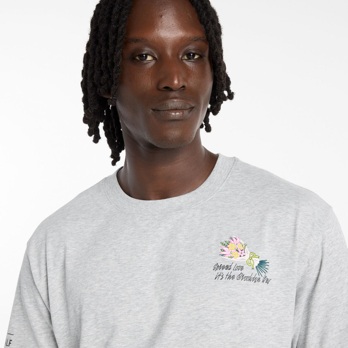 New Balance Men's RBC Brooklyn Half Graphic T-Shirt - Flowers-5