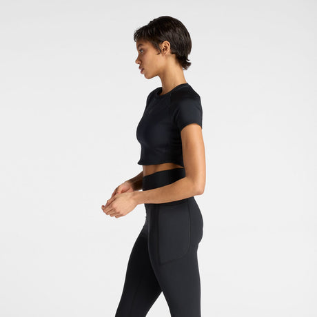 New Balance Women's Fast Days Fitted Crop T-Shirt-2