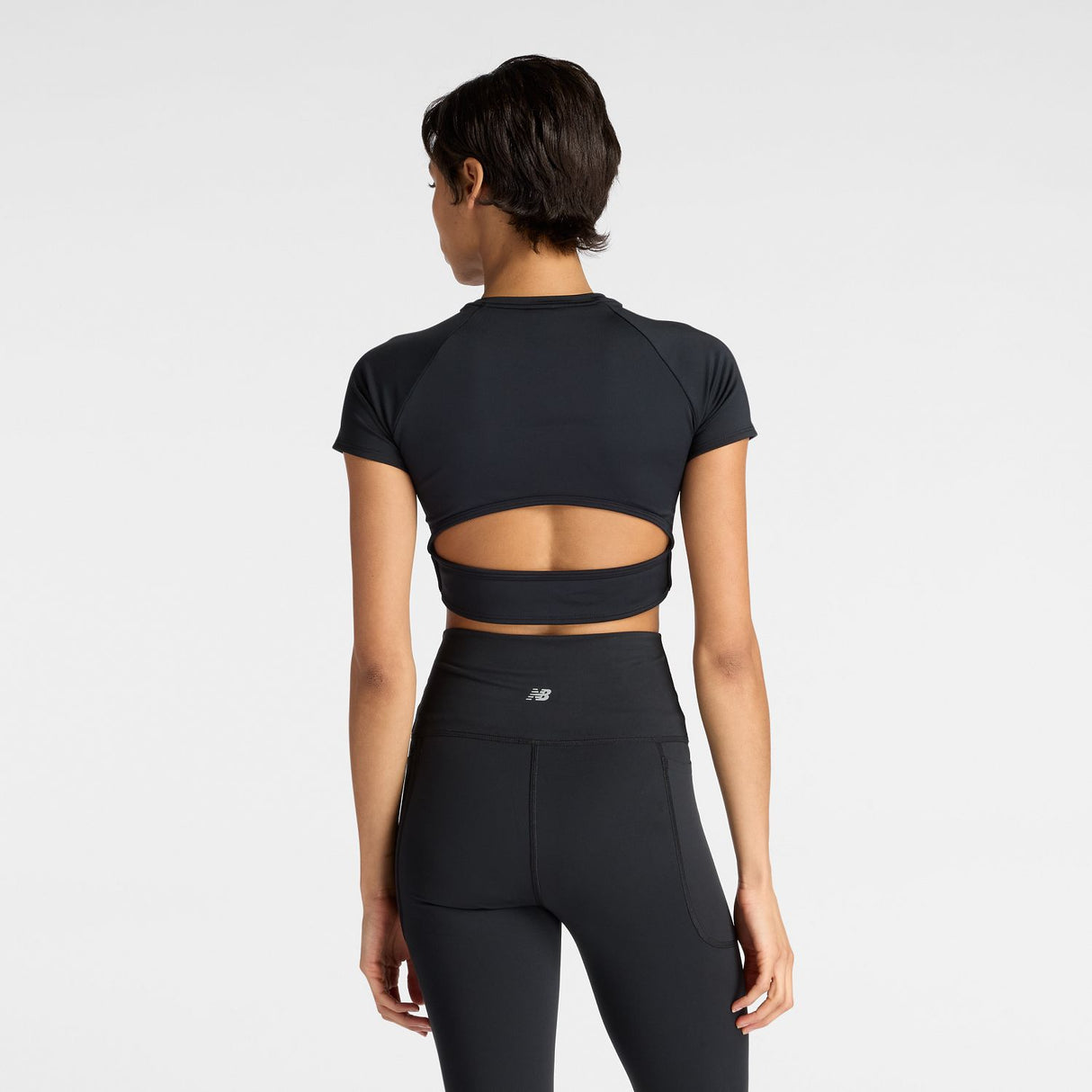 New Balance Women's Fast Days Fitted Crop T-Shirt-3