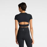 New Balance Women's Fast Days Fitted Crop T-Shirt-3