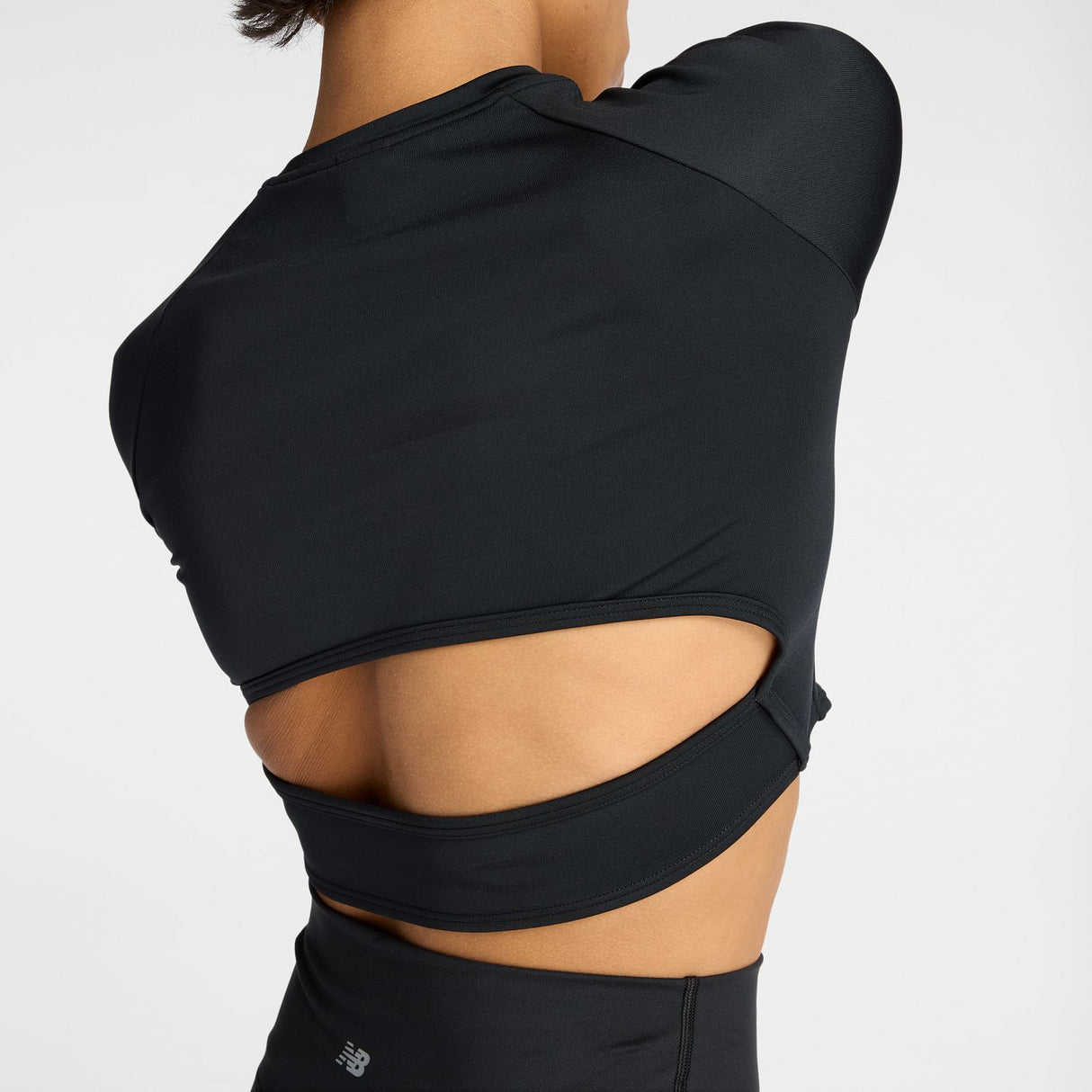 New Balance Women's Fast Days Fitted Crop T-Shirt-5