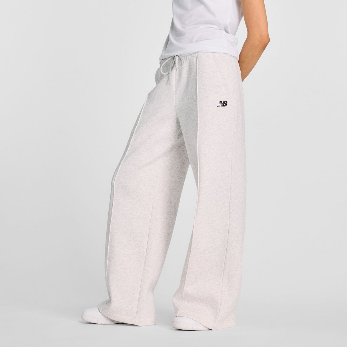 New Balance Women's Fleece Wide Leg Pants-2