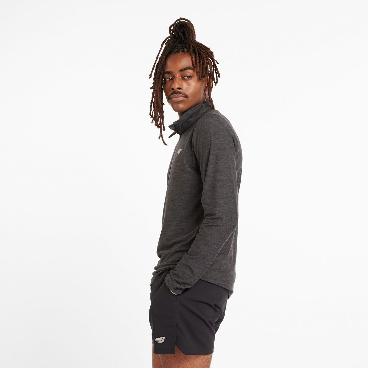 New Balance Men's NYC Marathon Space Dye 1/4 Zip-4