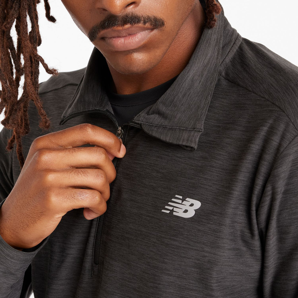 New Balance Men's NYC Marathon Space Dye 1/4 Zip-7
