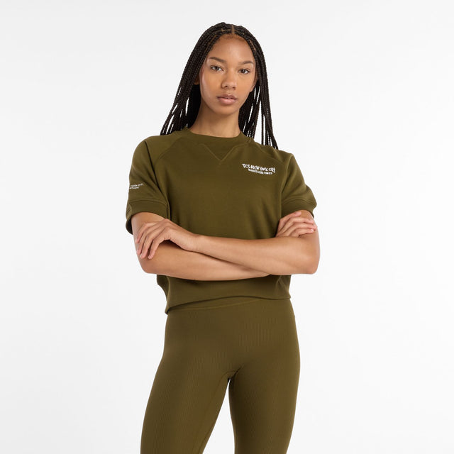 New Balance Women's NYC Marathon French Terry T-Shirt-1